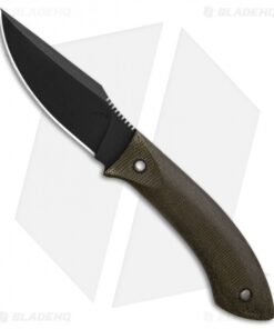 Winkler Knives Everycarry Fixed Blade Knife Green Micarta (3.25" Black)