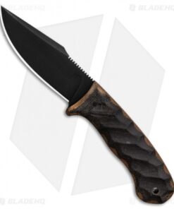 Winkler Knives Jaeger Fixed Blade Knife WASP Micarta (3.75" Black)