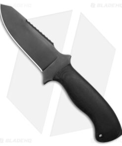 Winkler Knives Utility Crusher Knife Black Canvas Laminate (4.8" Caswell)