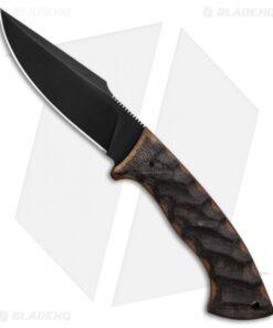 Winkler Knives Pathfinder Fixed Blade Knife WASP Micarta (4.75" Black)