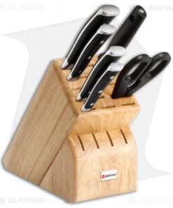 Wusthof Classic Ikon Kitchen Knife 7-Piece Block Set - Wood