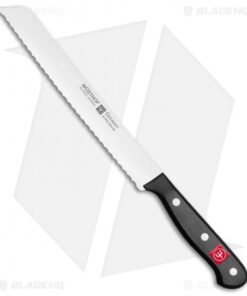 Wusthof Gourmet Bread Knife Black (8" Satin Serrated)