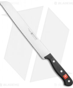 Wusthof Gourmet 9" Bread Knife Black (9" Satin Serrated)