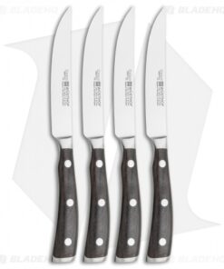 Wusthof Ikon 4-Piece Steak Knife Set w/ Walnut Chest