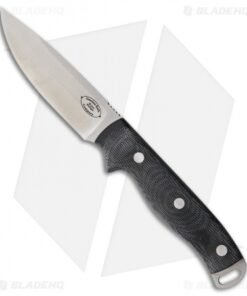 American Knife Company Shenandoah Fixed Blade Knife Black Micarta (4.25" Satin)