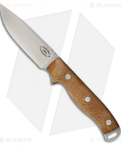 American Knife Company Shenandoah Fixed Blade Knife Brown Micarta (4.25" Satin)