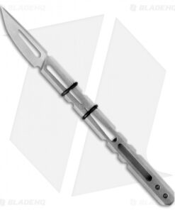 Amsler Knives Hurricane Razor 2.0 Fixed Blade Knife (1.375" Stonewash)