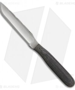 Anza Knives 108-M Fixed Blade Knife Black Micarta (4" Satin)