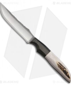 Anza Knives 711-E Fixed Blade Knife Elk/Micarta (4.125" Satin)