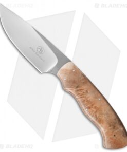 Arno Bernard Knives Zebra Fixed Blade Knife Maple Burl (4" Satin)