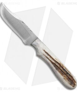 Anza Knives 23-FE Fixed Blade Knife Stag Horn (2.75" Plain)