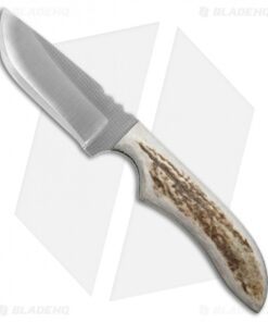 Anza Knives WK-4FE Fixed Blade Knife Stag Horn (3.75" Plain)