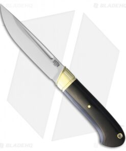 Bark River Ansgar Fixed Blade Knife Black Canvas Micarta (4.75" Satin)