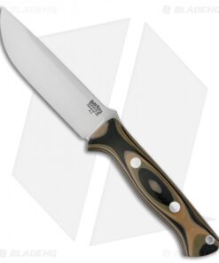 Bark River Bravo 1.25 Fixed Blade Knife Green Camo G-10 (5" A2 Satin)