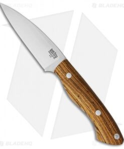 Bark River Bush Seax Bantam Fixed Blade Knife Bocote Wood (4" A-2)
