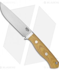 Bark River Camp & Trail Fixed Blade Knife Antique Ivory Micarta (5" A-2)