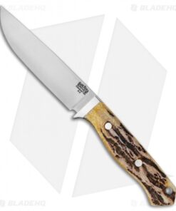 Bark River Camp & Trail Fixed Blade Knife Antique Stag Bone (5" A-2)