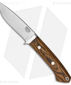 Bark River Classic Drop Point Knife Fixed Blade Bocote Wood (3.75" Elmax)