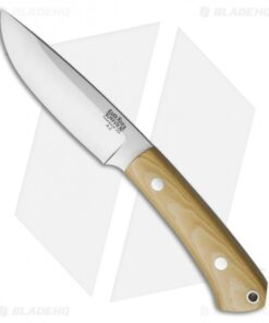 Bark River Knives Highland Special Fixed Blade Knife Antique Micarta (4" Satin)