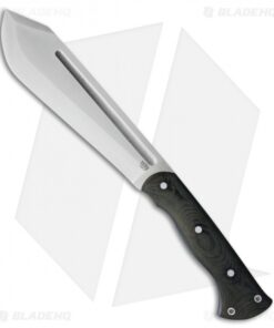 Bark River JX5 Vengeful 1 Fixed Blade Knife Black Micarta (9" Satin CPM-3V)