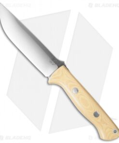 Bark River Knives Bravo 1.25 Fixed Blade Knife Antique Ivory Micarta (5" CPM-3V)