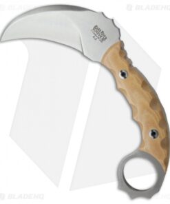 Bark River Ghost II Fixed Blade Knife Antique Ivory Micarta (3.5" Satin)