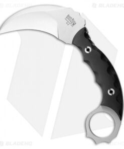 Bark River Ghost II Fixed Blade Knife Black Canvas Micarta (3.5" Satin)