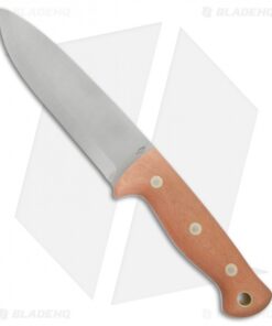 Battle Horse Knives Attitude Fixed Blade Natural Micarta (5.3" Satin) BHK