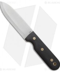 Battle Horse Knives Bushman Fixed Blade Black Micarta (5.5" Satin) BHK