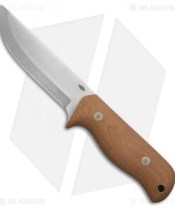 Battle Horse Knives Hawg Dog Fixed Blade Knife Natural Micarta (4.75" Satin) BHK