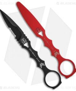 Benchmade SOCP Knife w/ Trainer Blade 178SBK-COMBO Black Sheath (3.22" Serr)