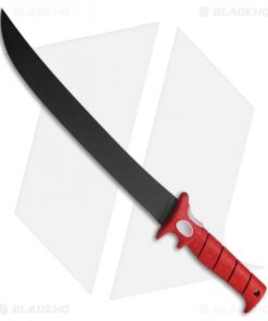Bubba Blade 18" Flex Fillet Fixed Blade Knife Red Rubber (12" Black)
