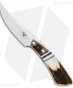 Buck Spur Heritage Collection Fixed Blade Knife Stag (3.25" Mirror)