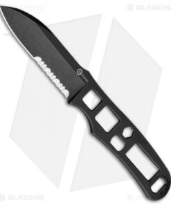 CIVIVI Roadside Rescue Fixed Blade Knife (2.95" Black Stonewash)