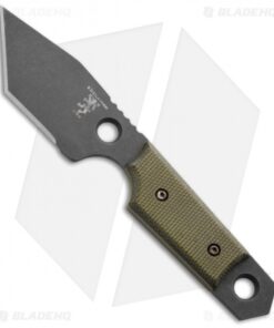 Sam Eddleman Tanto Dashi Gen 2 Neck Knife Green Micarta (2" Acid Wash)
