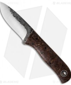Fiddleback Forge Bushcrafter Jr. Black Ash Burl (3.5" Satin)