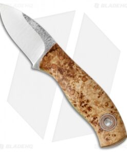 Fiddleback Forge Runt Knife Ash Burl (2" Satin)