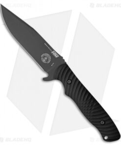 HTM Master Proven Grady Burell Fixed Blade Black G-10 (4.1" Black)