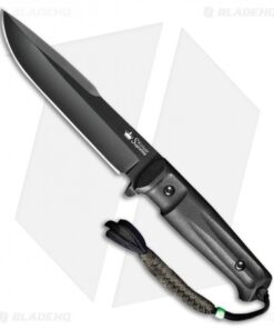 Kizlyar Supreme Delta D2 Fixed Blade Knife Black Kraton (5.875" Black) KK0208