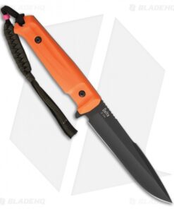 Kizlyar Supreme Delta D2 Fixed Blade Knife Orange Kraton (5.875" Black) KK0211
