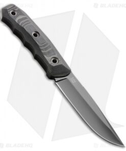 Kizlyar Supreme Echo D2 Fixed Blade Knife Gray/Black G-10 (4.5" Black) KK0062