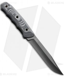 Kizlyar Supreme Enzo D2 Fixed Blade Knife Gray/Black Micarta (4.5" Black) KK0070