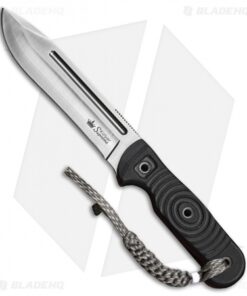 Kizlyar Supreme Maximus Fixed Blade Knife Black G-10 (5.625" Satin) KK0020