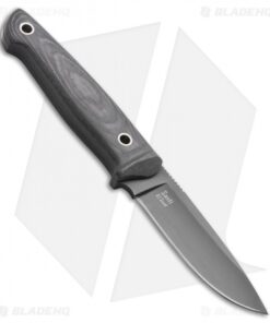 Kizlyar Supreme Santi Fixed Blade Knife Gray/Black Micarta (3.5" Black) KK0048