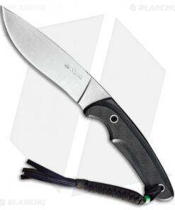 Kizlyar Supreme Savage Fixed Blade Knife Black G-10 (5.125" Satin) KK0029