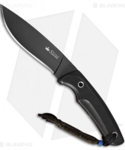 Kizlyar Supreme Savage D2 Fixed Blade Knife Black G-10 (5.125" Black) KK0032