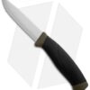 Morakniv Companion Carbon Steel Fixed Blade Knife OD Green (4" Satin)