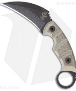 Ontario Ranger Karambit EOD Knife w/ Micarta Handle (3.5" Black) 9466