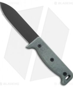 Ontario Blackbird SK-5 Survival Fixed Blade Knife Micarta (5" Black)