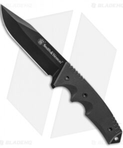 Smith & Wesson Shadow Fixed Blade Knife Black G-10 (5" Black) SWF2